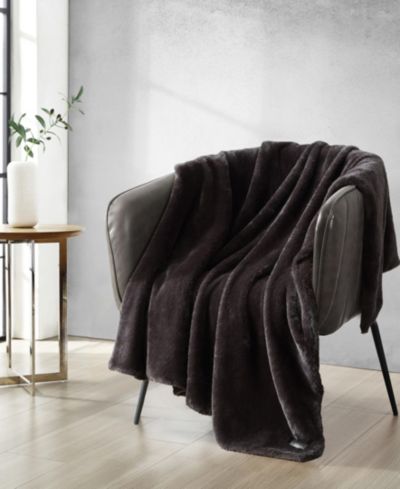 Kenneth Cole New York Плед Solid Throw, 60" X 50"