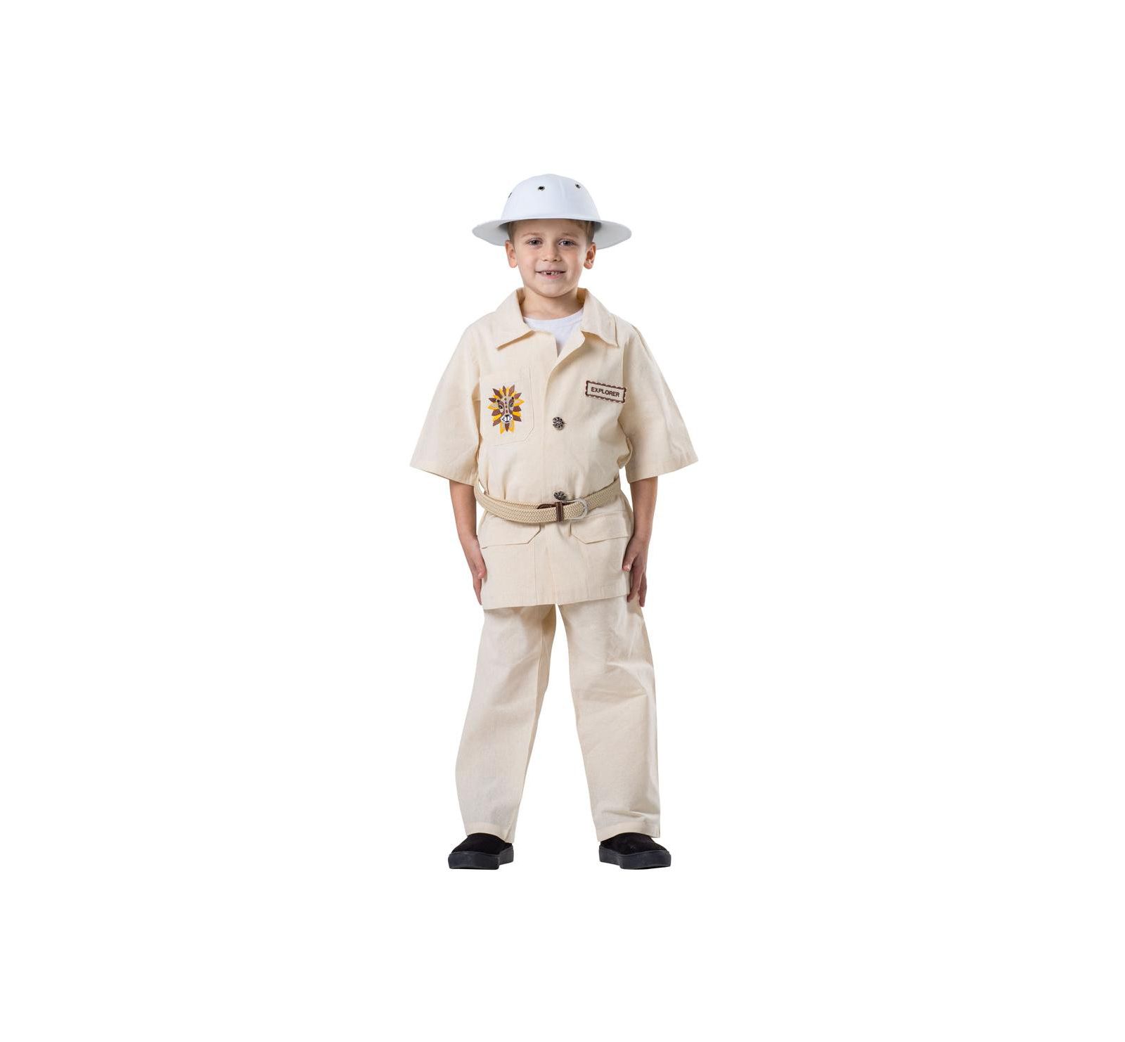 Детский костюм сафари-исследователя Dress Up America Safari Explorer Costume Set