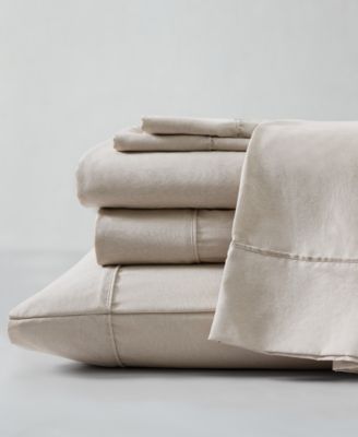 Kenneth Cole New York Solid Cationic Brushed Microfiber 4 Piece Sheet Set, Queen
