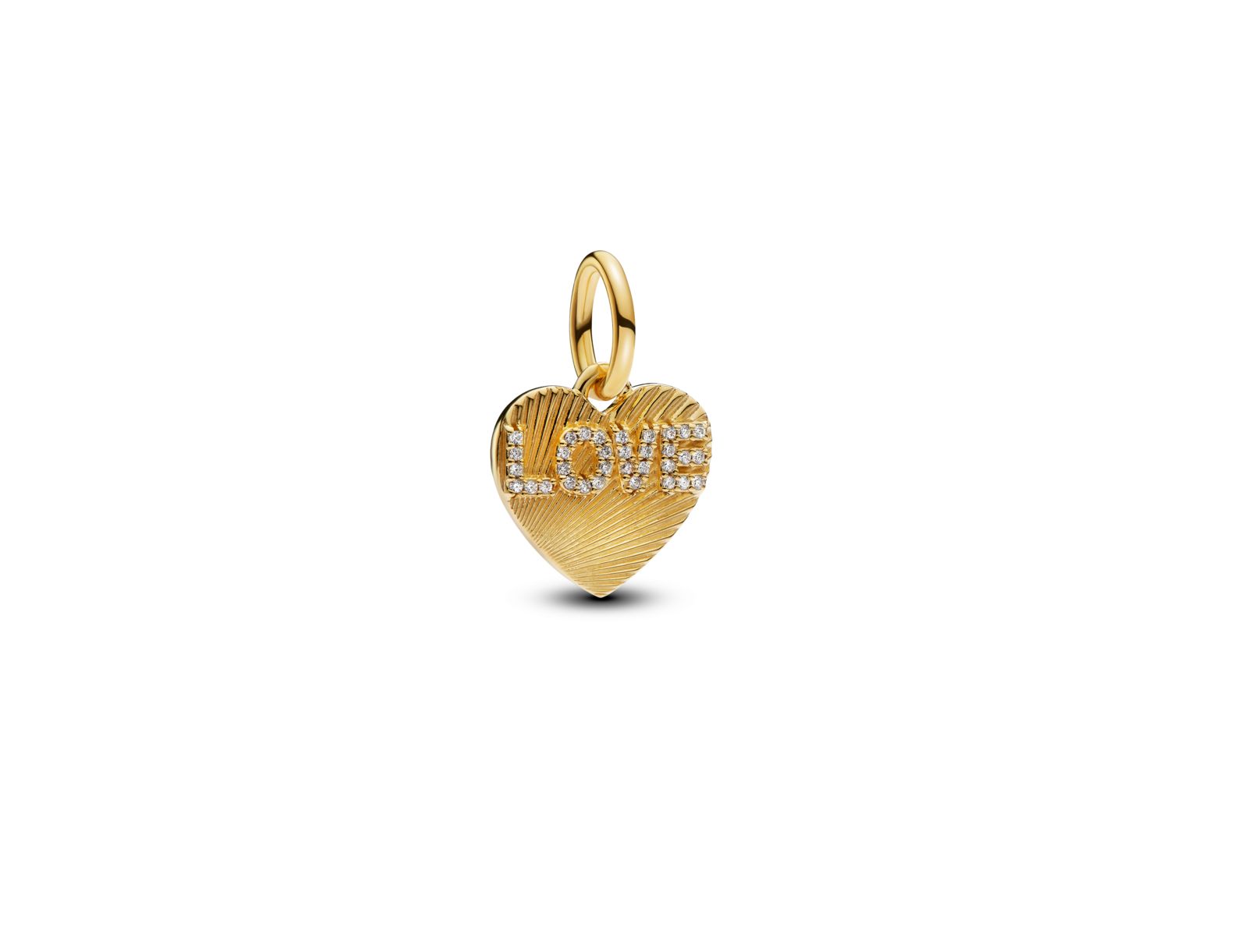 Pandora Подвески Love Heart Engravable Gold-Plated
