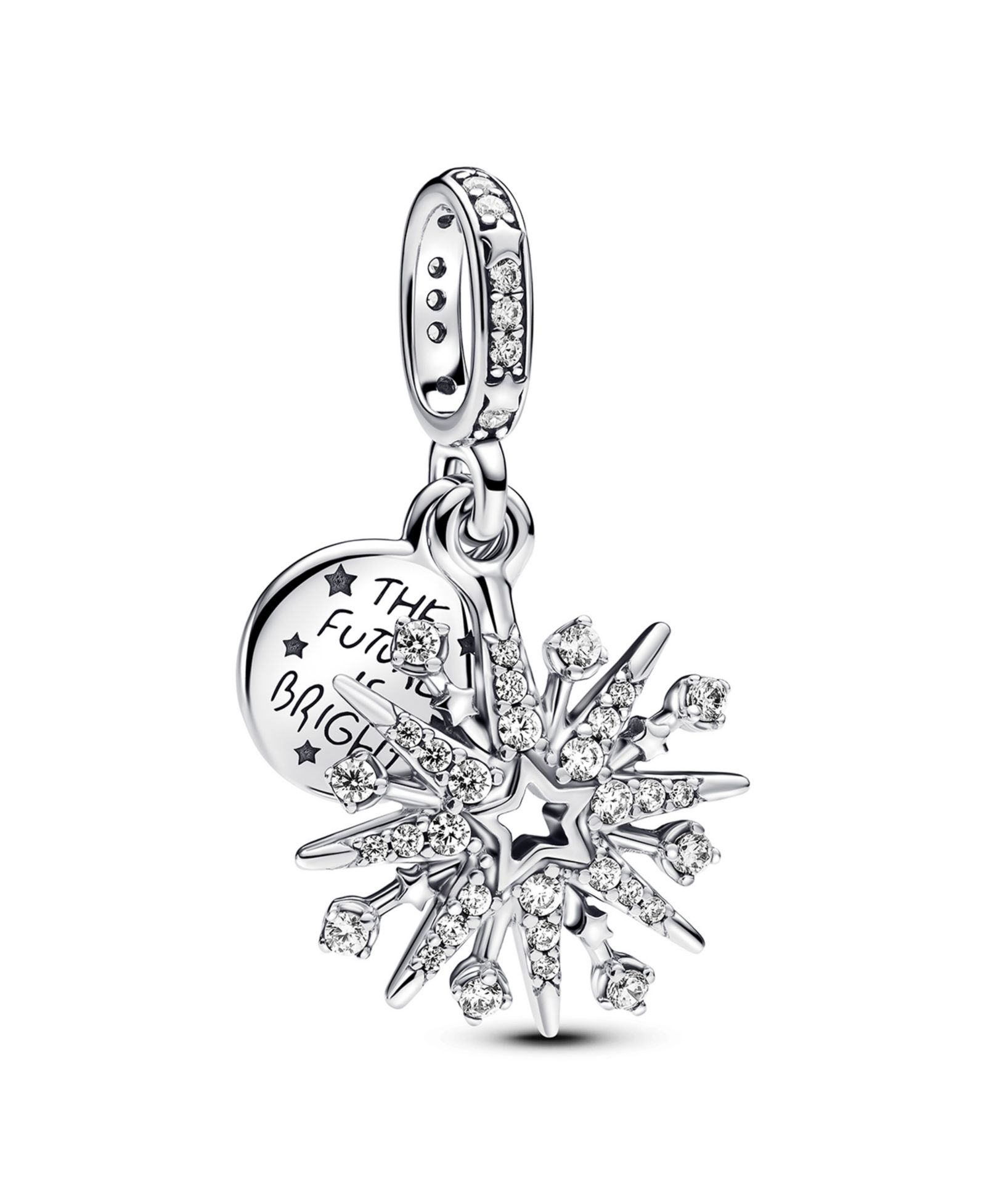 Pandora Sparkling Firework шарм Double Dangle