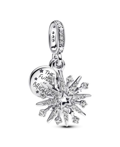Pandora Sparkling Firework шарм Double Dangle