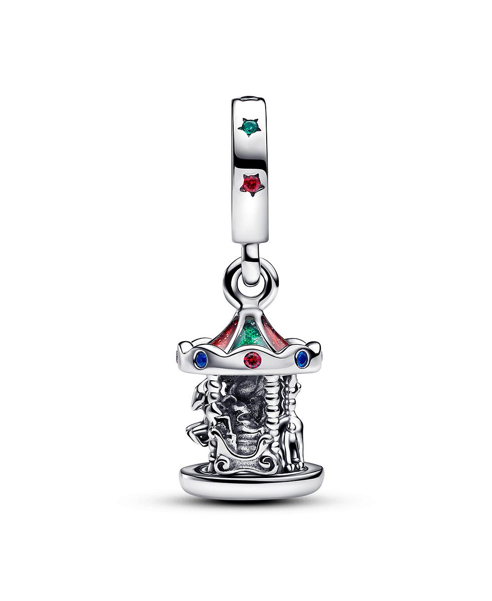 Подвеска Pandora Sterling Silver Spinning Carousel Dangle Charm