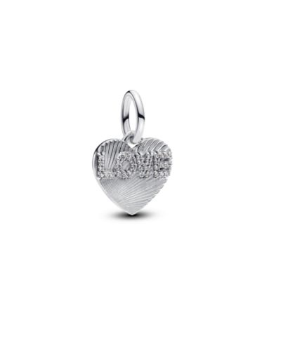 Подвесные шармы Pandora Sterling Silver Engravable Love Heart Dangle
