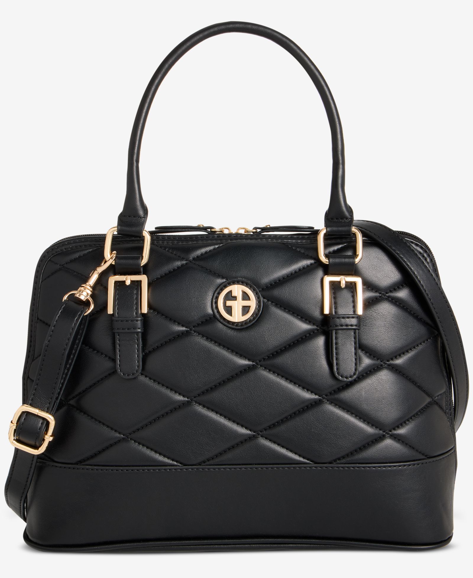 Средняя стеганая сумка Giani Bernini Quilted Dome Satchel