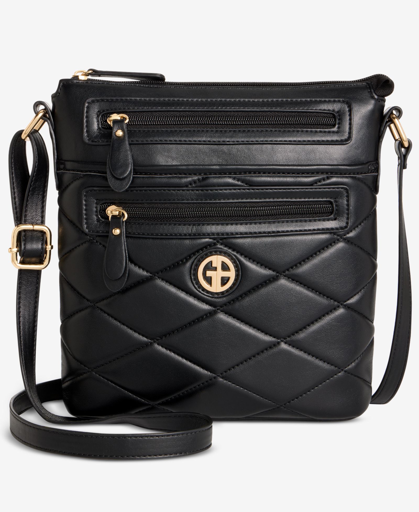 Giani Bernini Small Quilted North South Crossbody, Exclusively at Macy's
