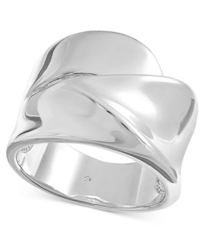 Серебристое скульптурное кольцо I.N.C. International Concepts