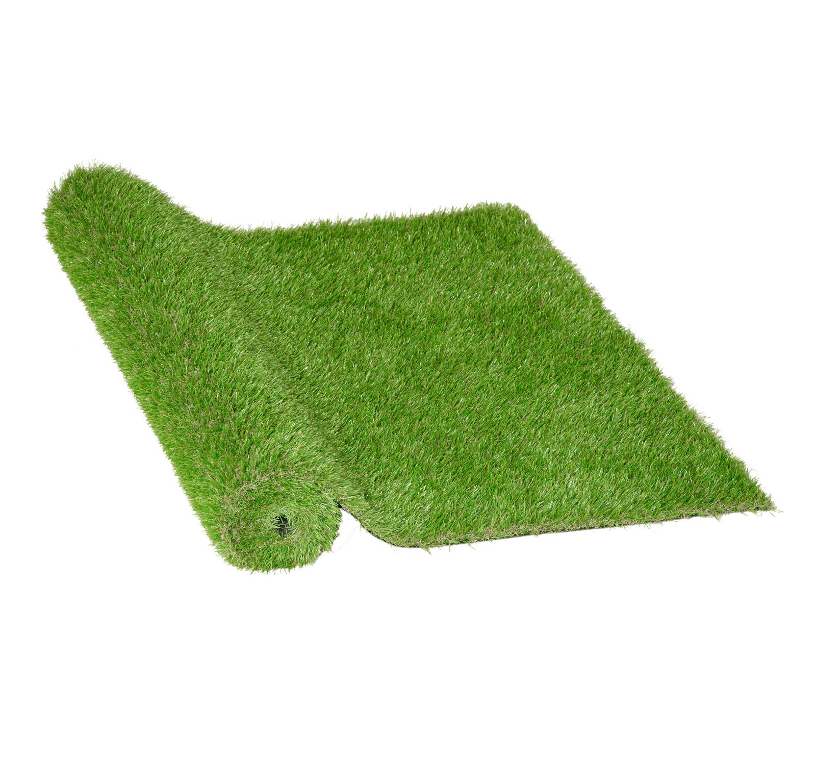 10' x 3' Artificial Turf Grass with Simulated Look & Feel UV Protection, & Drain Holes for Rain, 1.25" Height