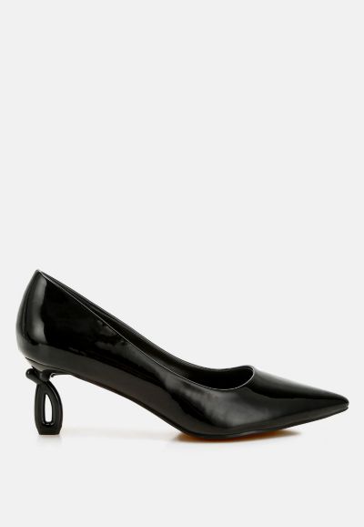 London Rag Womens Calla Pointed Toe Fantasy Heel Pumps
