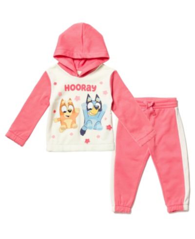 Комплект Bluey Toddler Girls Pullover Hoodie and Fleece Pants Outfit Set