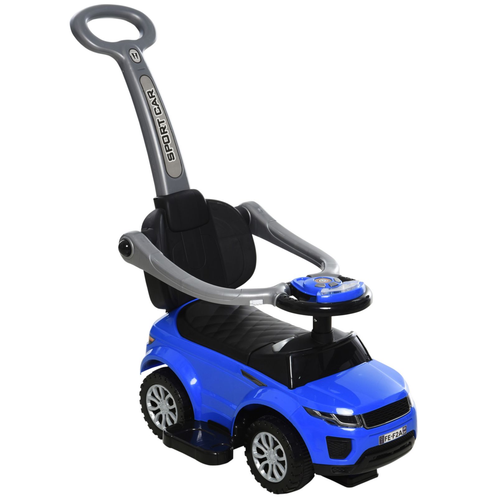 Машинка Streamdale Furniture 2 In 1 Push Car для детей 1-3 года Blue