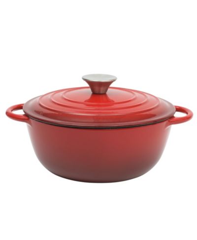 Gibson Home Addlestone 2.65 Qt Enamel Cast Iron Dutch Oven with Lid