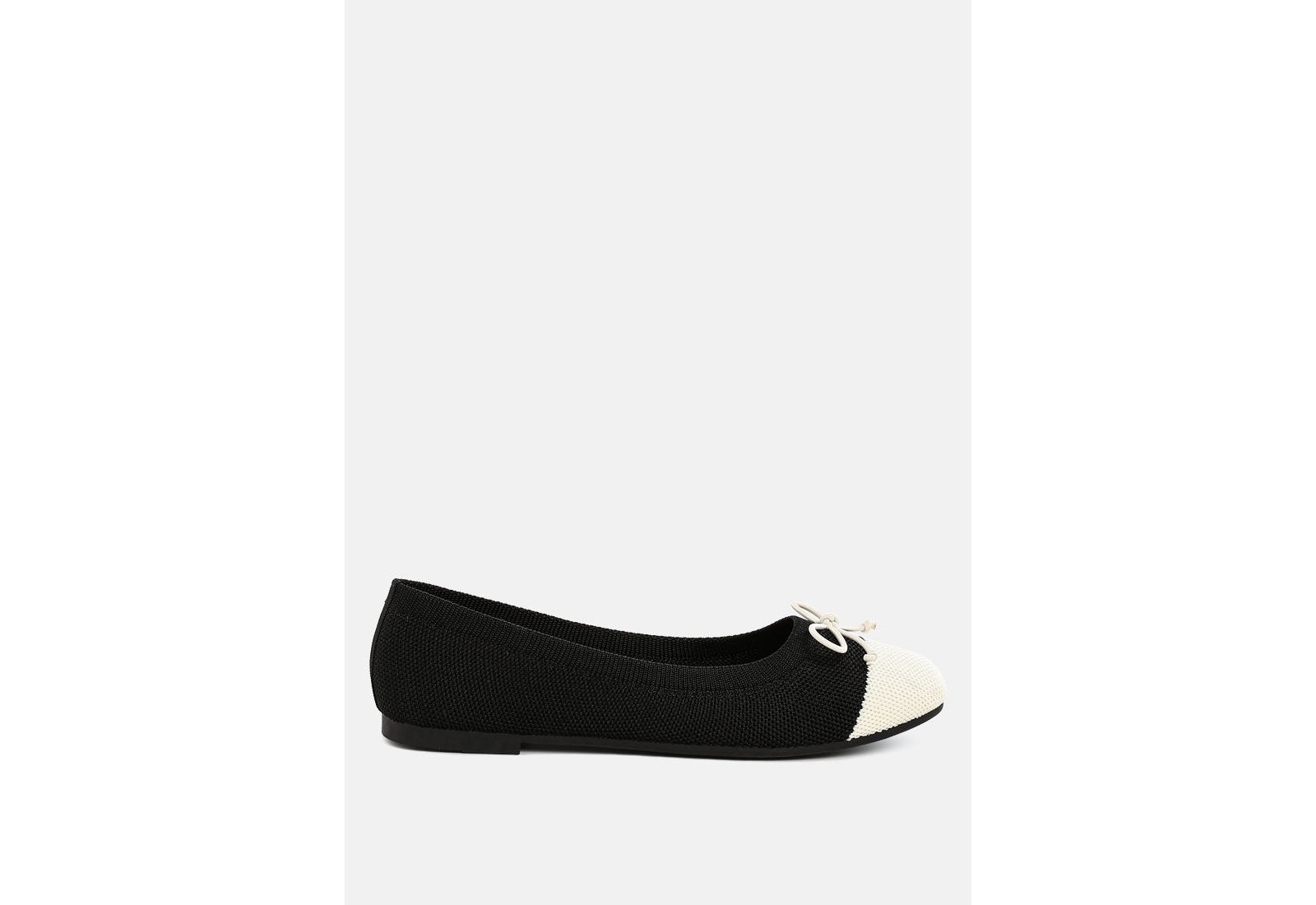 London Rag Womens Rosario Two Tone Ballerinas