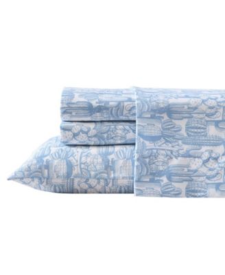 Cactus Toile Blue