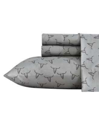 Steer Skulls Gray