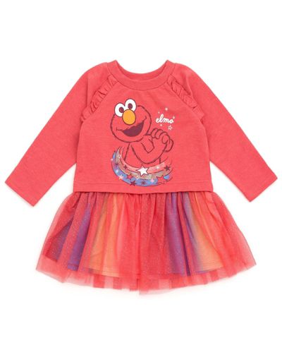 Детское платье Sesame Street Elmo French Terry