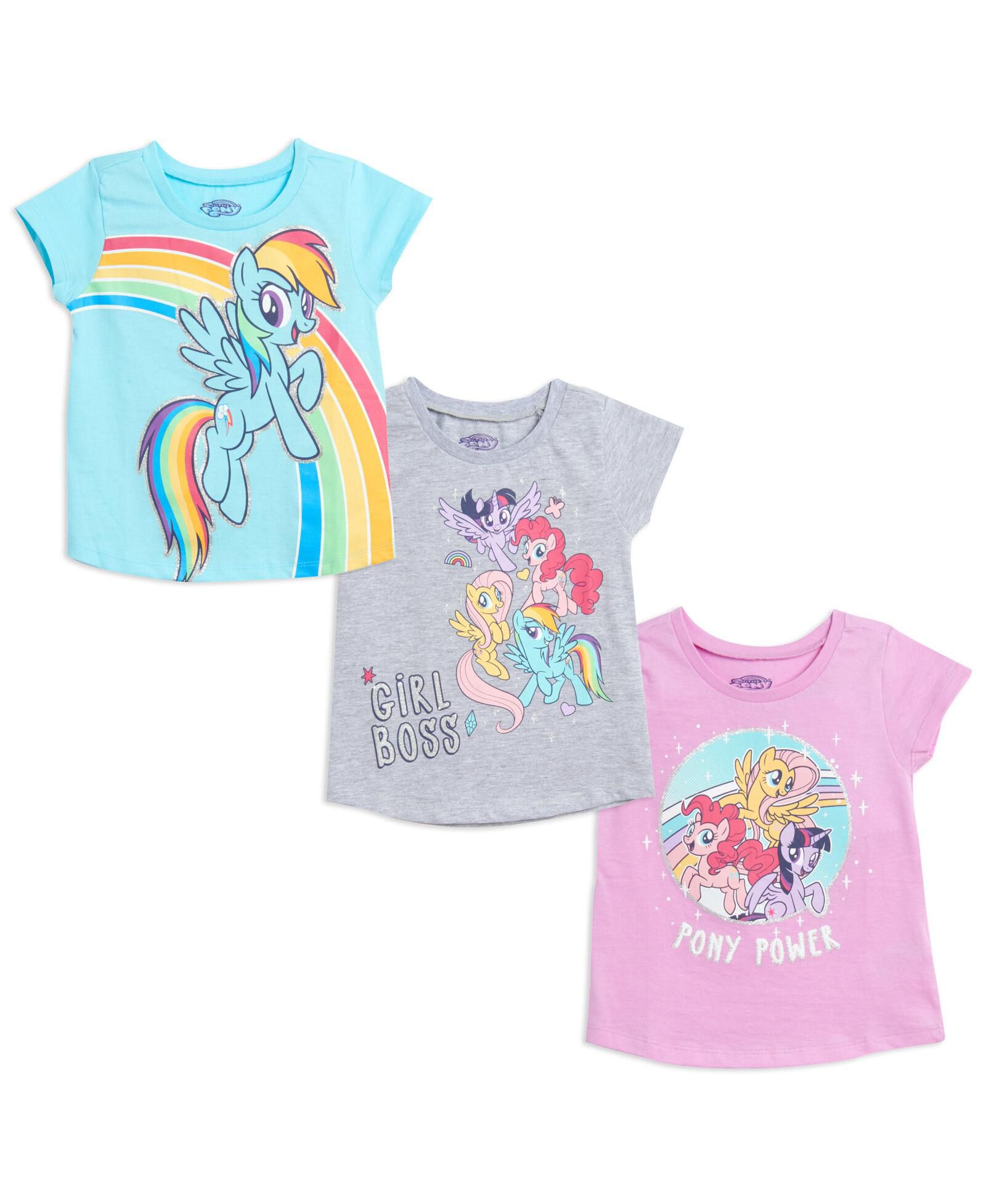 My Little Pony Girls My Pony 3 Pack T-Shirts