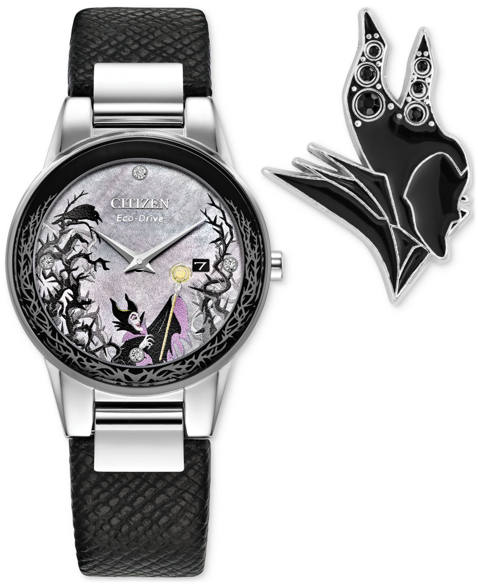 Часы Citizen Eco-Drive Women's Disney Villains Maleficent's Charm 30mm