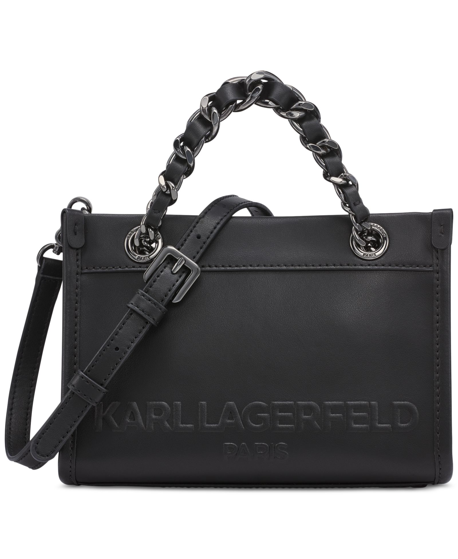 KARL LAGERFELD PARIS Savoie Leather Crossbody
