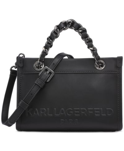KARL LAGERFELD PARIS Savoie Leather Crossbody