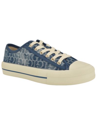 Кроссовки GUESS Women's Carey Jacquard Logo Lace-Up Sneakers