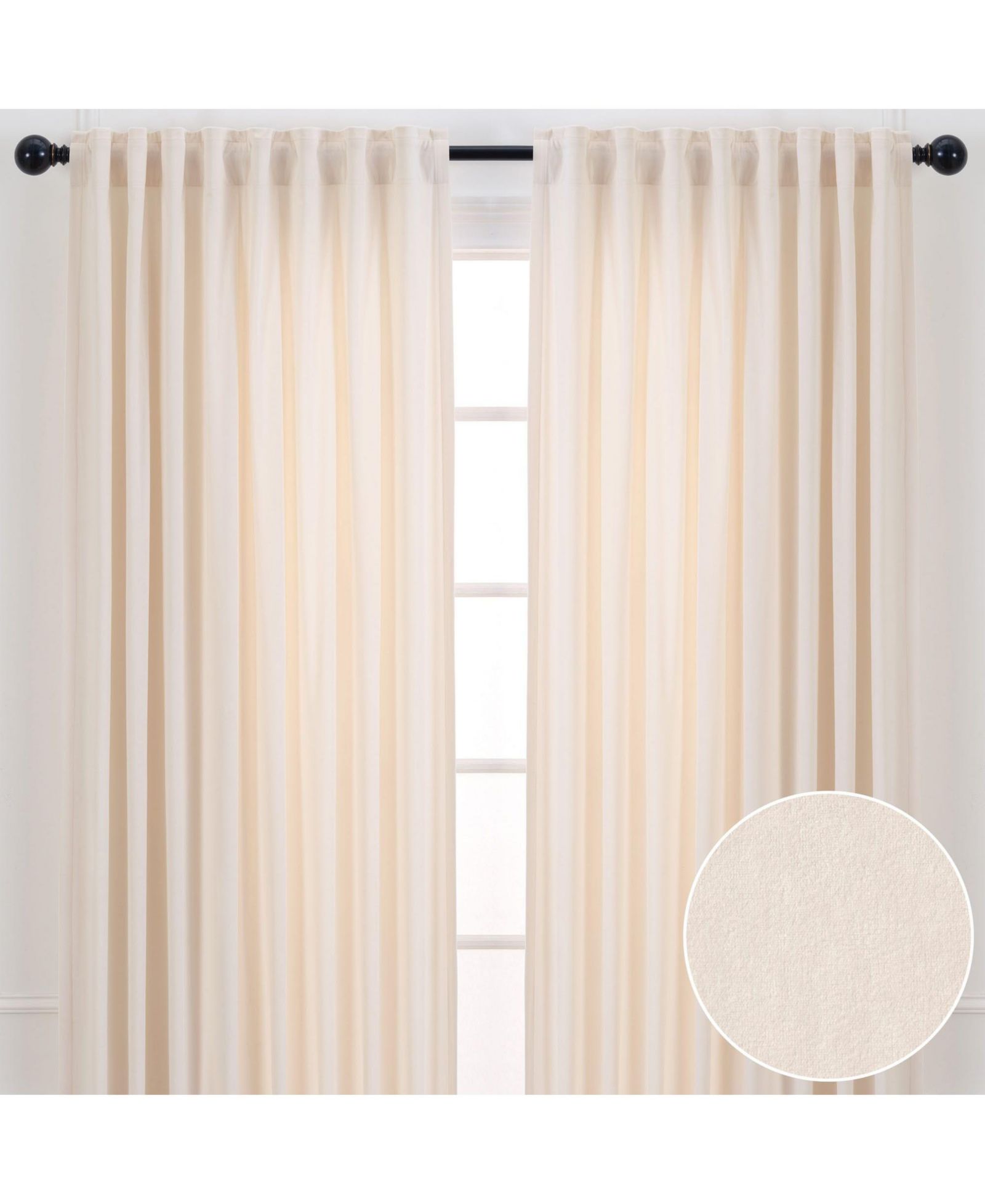 Chanasya Premium Solid Velvet Curtains - Classy and Solid Drapes for Living Room or Bedroom