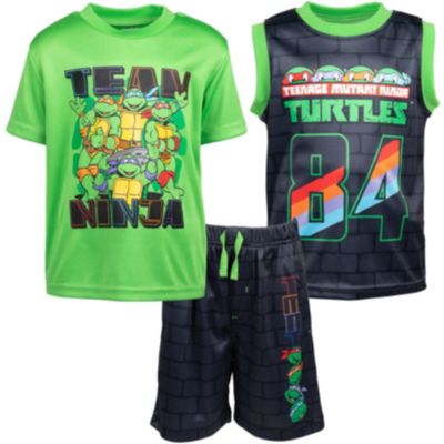 Комплект из 3 предметов Teenage Mutant Ninja Turtles: майка и шорты