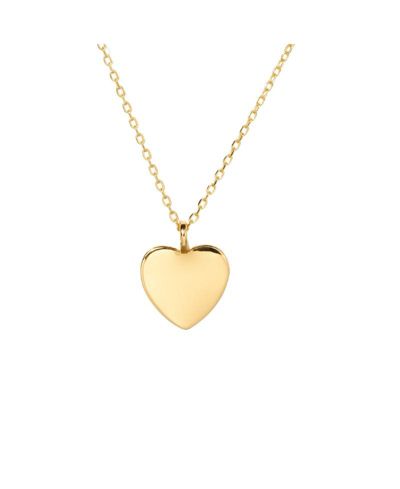Подвеска Lev Heart из стерлингового серебра с позолотой 14K