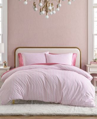 Betsey Johnson Wonderland Stripe Reversible 2-Pc. Duvet Cover Set, Twin