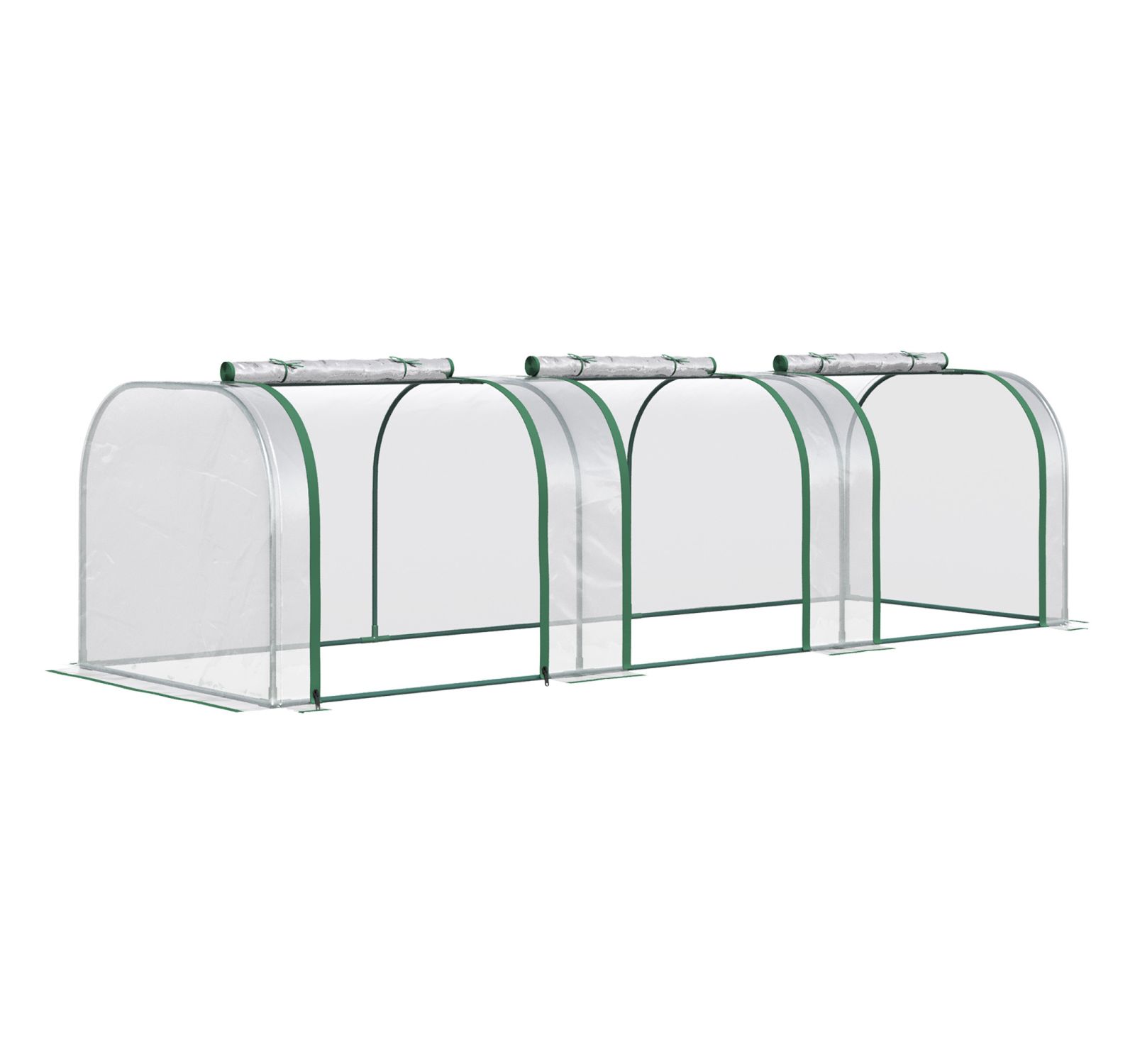 Мини-теплица Streamdale Furniture 10' x 3' x 2.5' Portable Tunnel UV Waterproof Steel Frame Clear