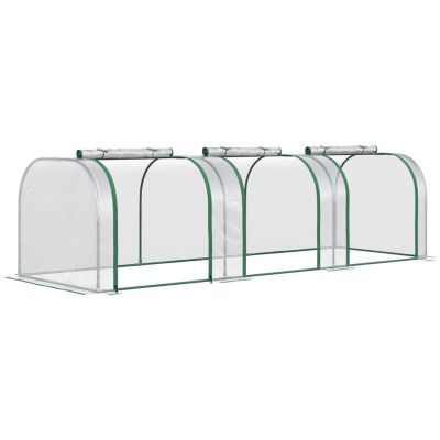 Мини-теплица Streamdale Furniture 10' x 3' x 2.5' Portable Tunnel UV Waterproof Steel Frame Clear