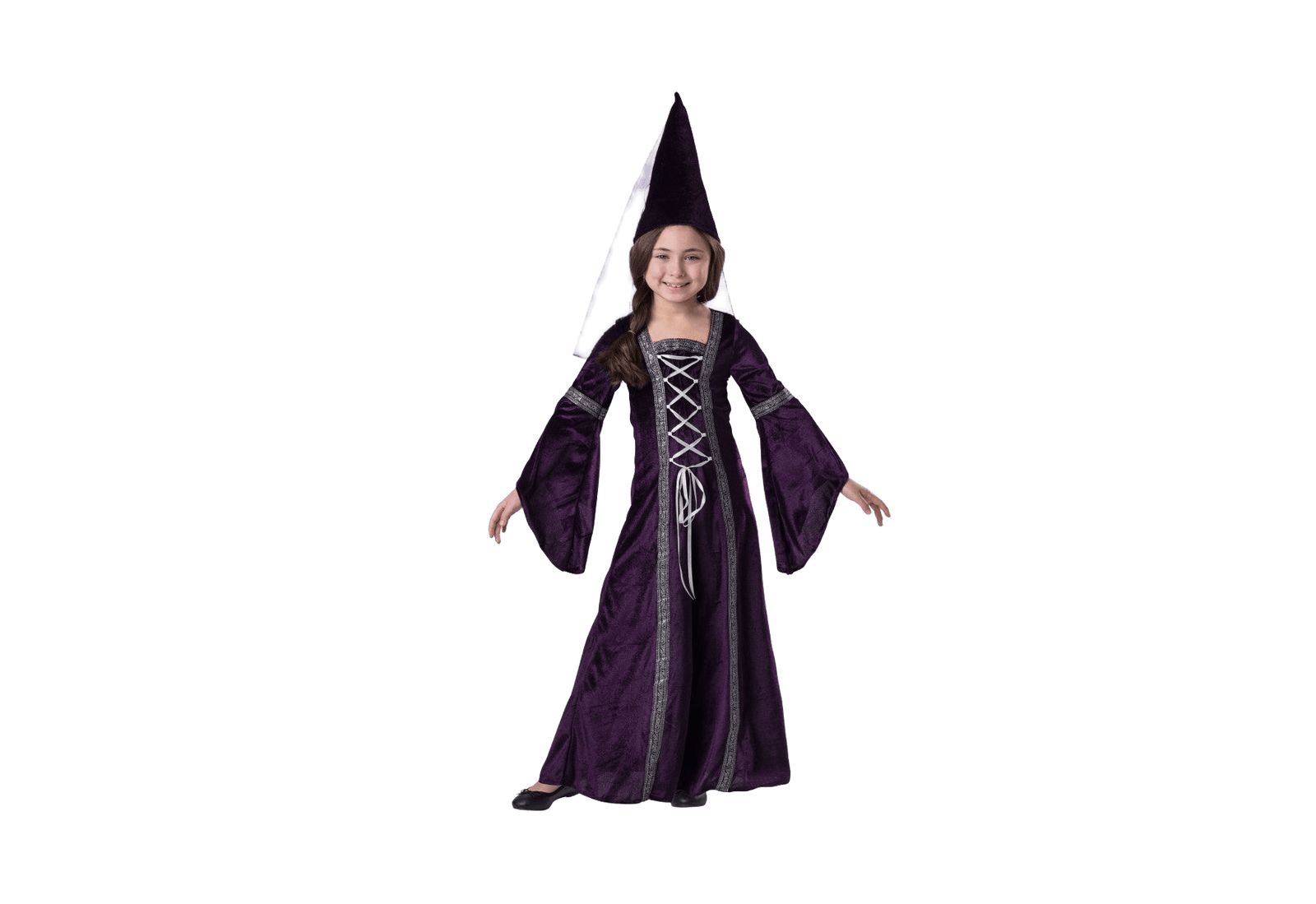 Medieval Princess Dress & Hat Costume Set - Toddlers Girls