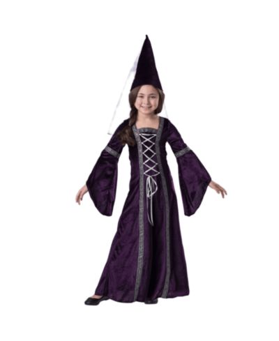 Medieval Princess Dress & Hat Costume Set - Toddlers Girls