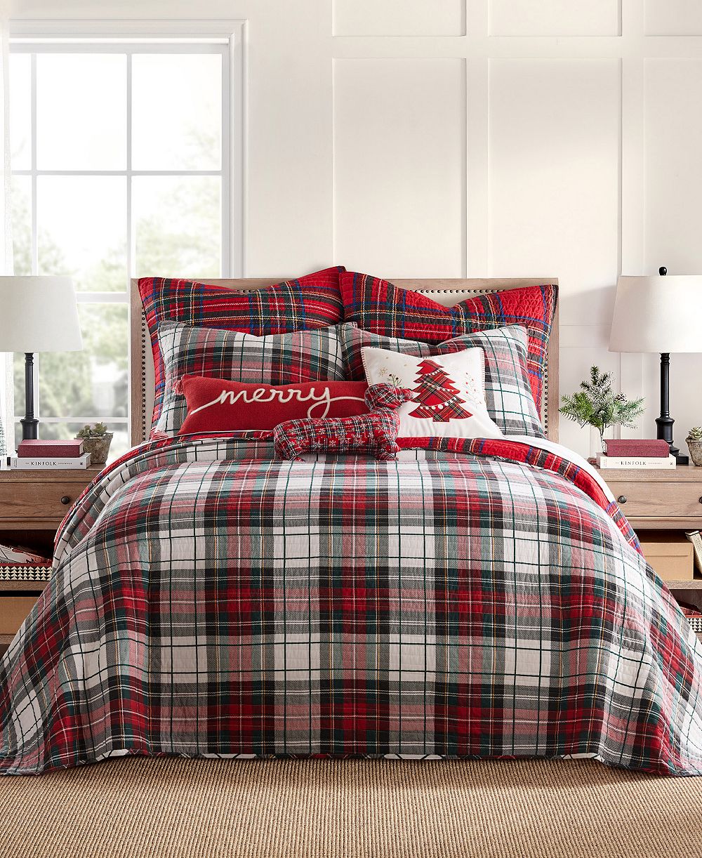 Levtex Home двустороннее покрывало в клетку Spencer, Full
