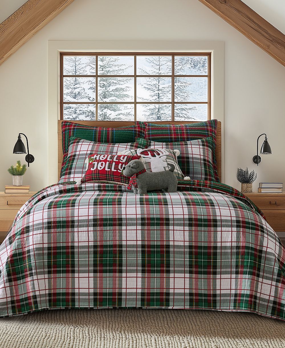 Двустороннее покрывало Levtex Home Spencer Plaid, King/California King