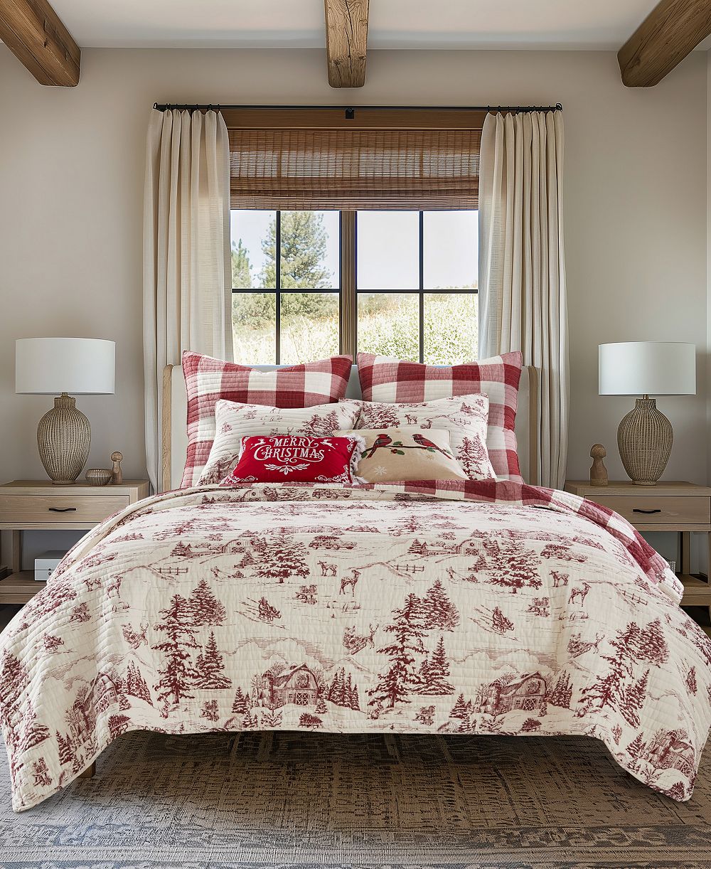 Levtex Home Winter Sleigh Ride Reversible 2-Pc. Quilt Set, Twin/Twin XL