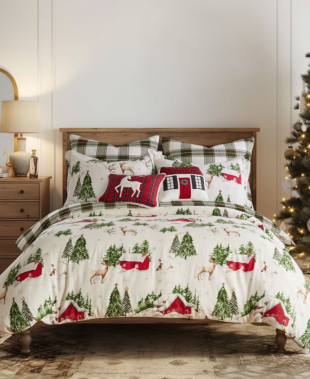 Levtex Home Tatum Pines Reversible 3-Pc. Comforter Set, King/California King
