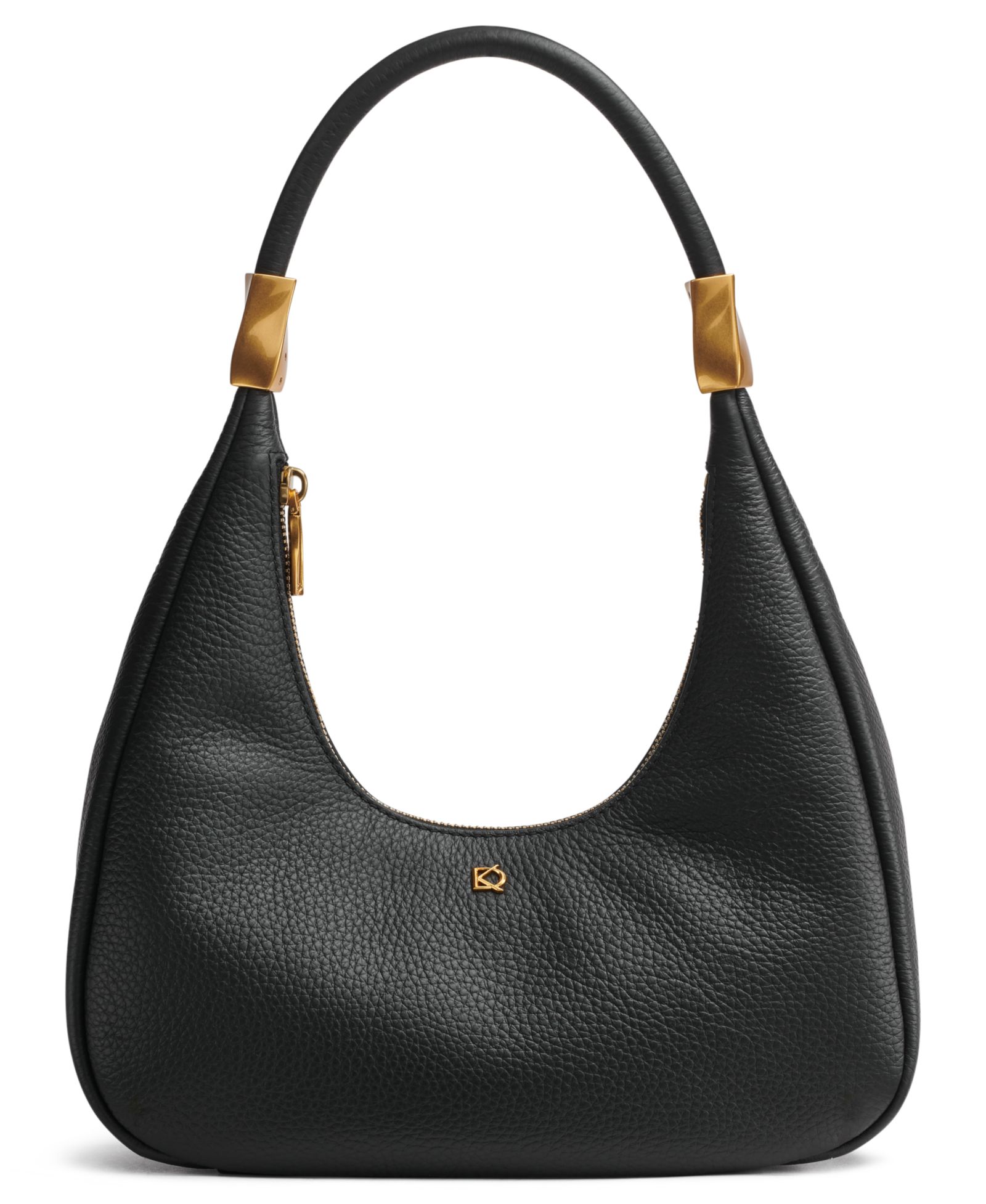 Donna Karan New York Quogue Leather Small Hobo Shoulder Handbag