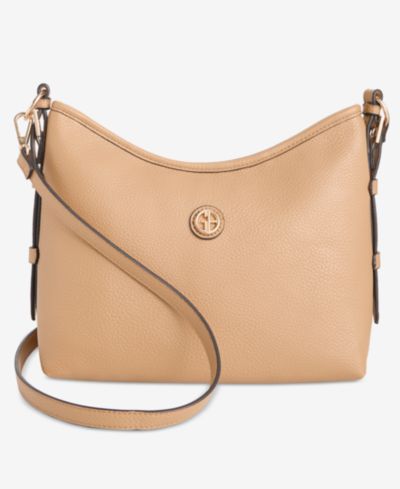 Средняя плечевая сумка Giani Bernini Pebble Soft