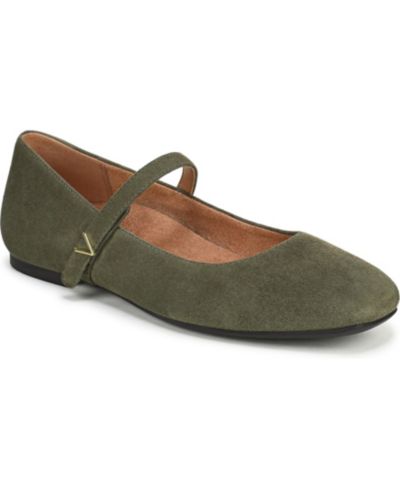 Dark olive suede