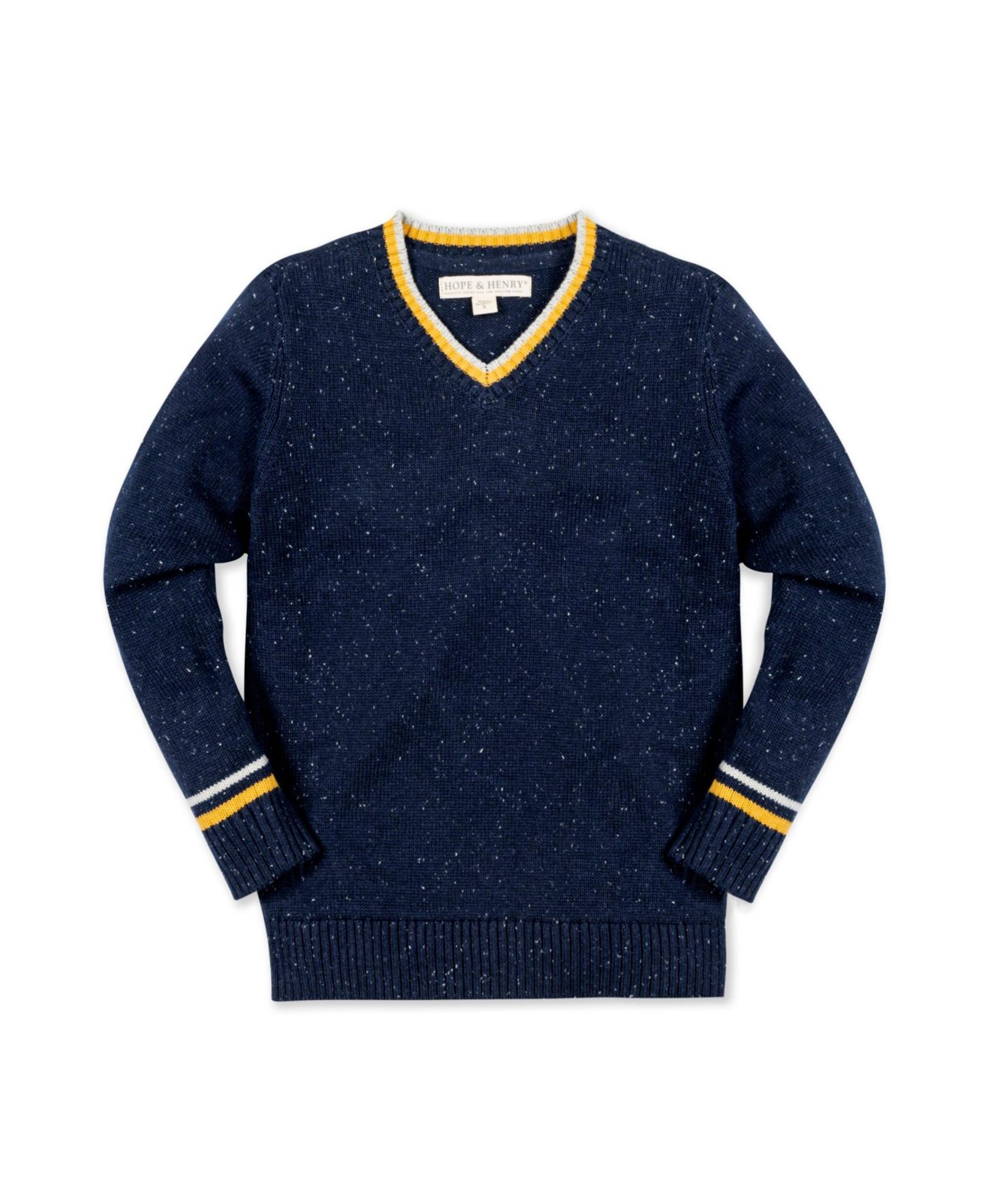 Hope & Henry Детский джемпер Organic Long Sleeve V-Neck