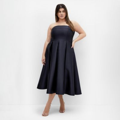 CITY CHIC Women's Tiffany Strapless Midi Dress