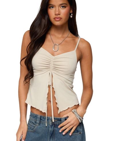 Топ Edikted Women's Landon Drawstring Split Front