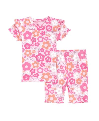 Barbie Детский комплект из футболки и шорт Ribbed T-Shirt and Shorts