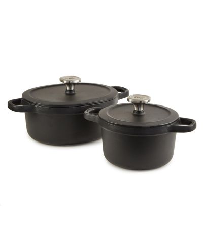 BergHOFF Leo Graphite набор кастрюль из чугуна 4 шт