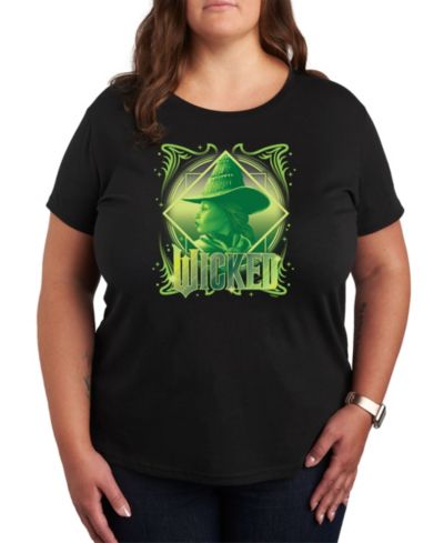 Футболка Hybrid Apparel Plus Size с графическим принтом Wicked Elphaba, с круглым вырезом