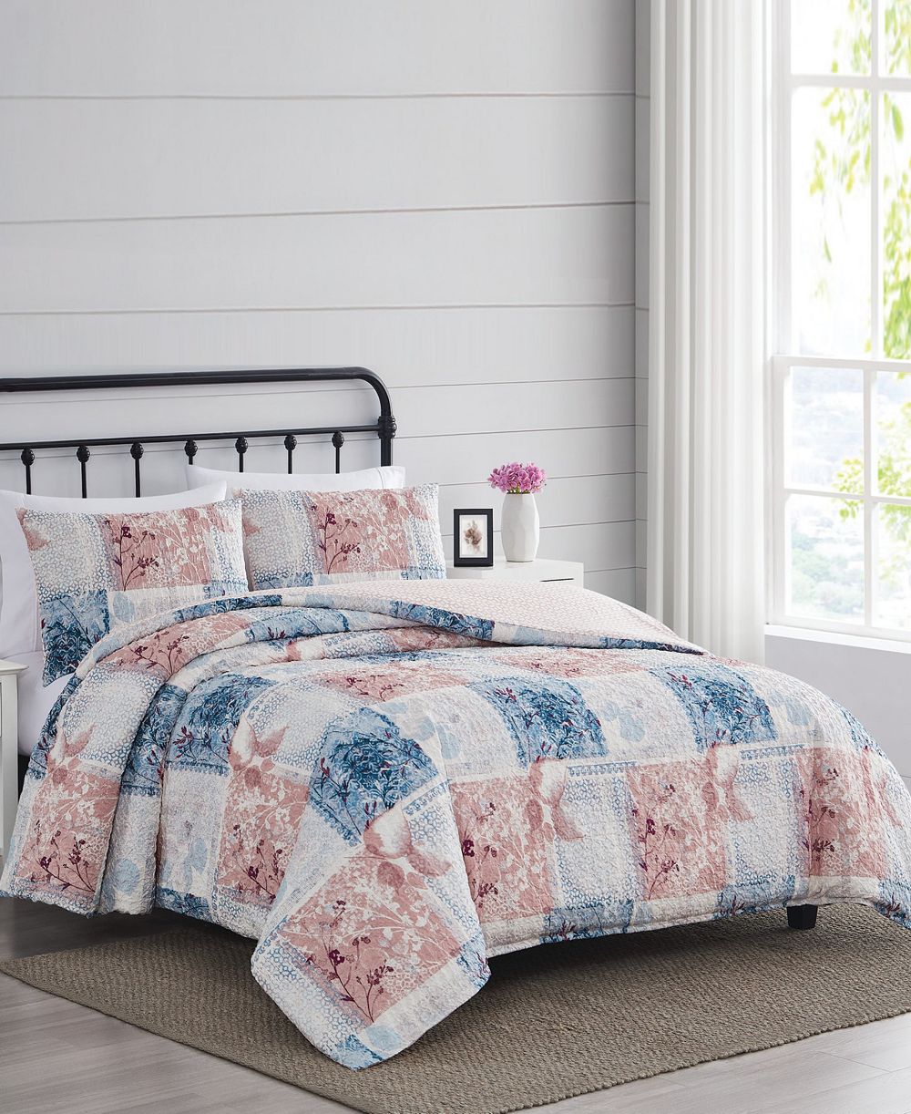 Cannon Lotte Patchwork комплект из 3 предметов duvet cover, Full/Queen