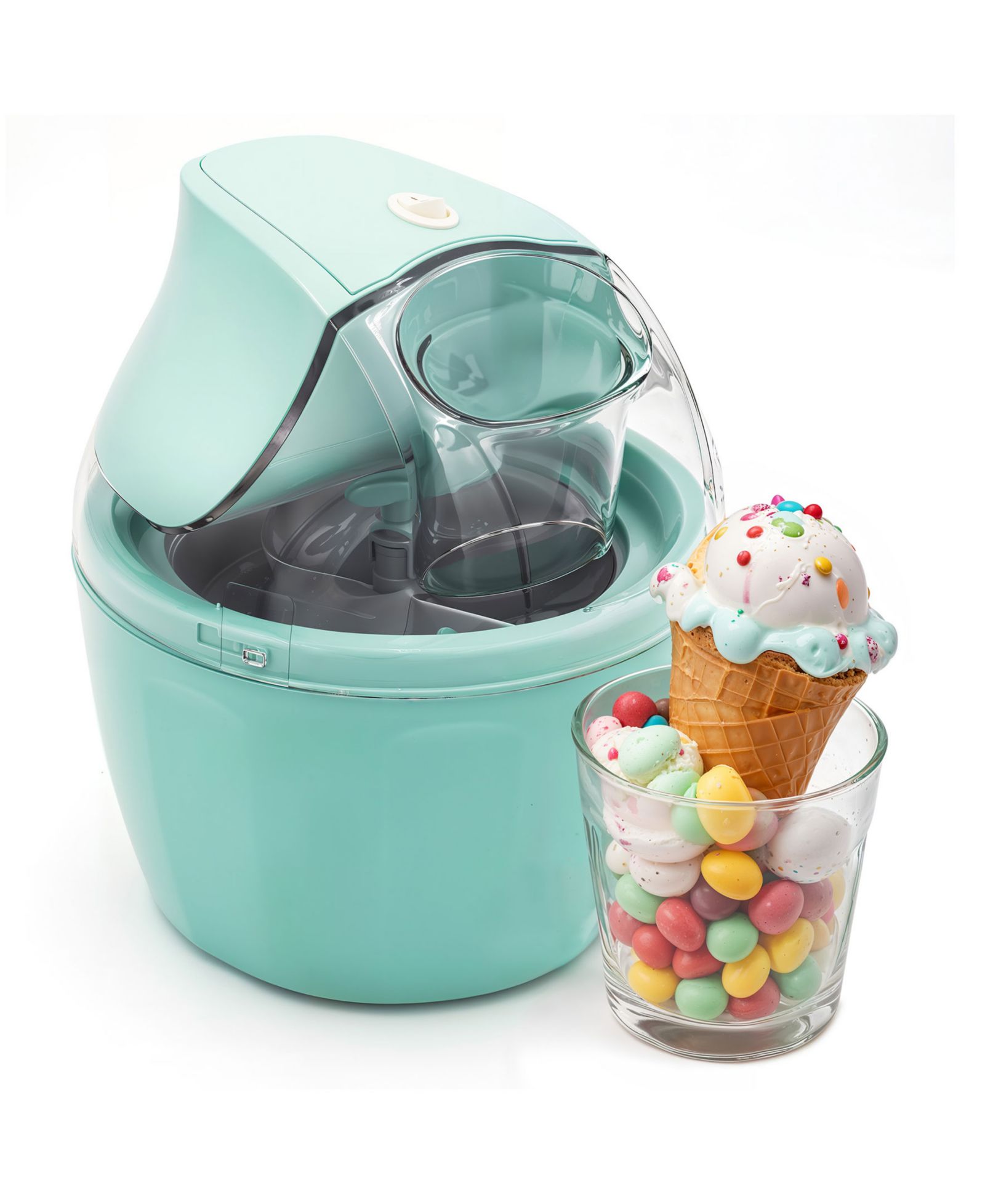 Электрическая мороженица Elite Cuisine 1.5 Quart с чашей для быстрого замораживания