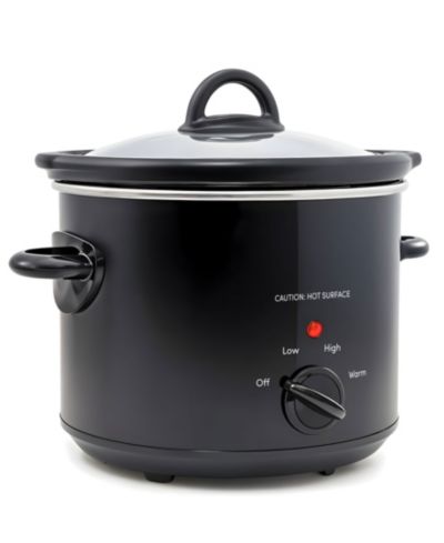Elite Cuisine 3 Quart Slow Cooker Black