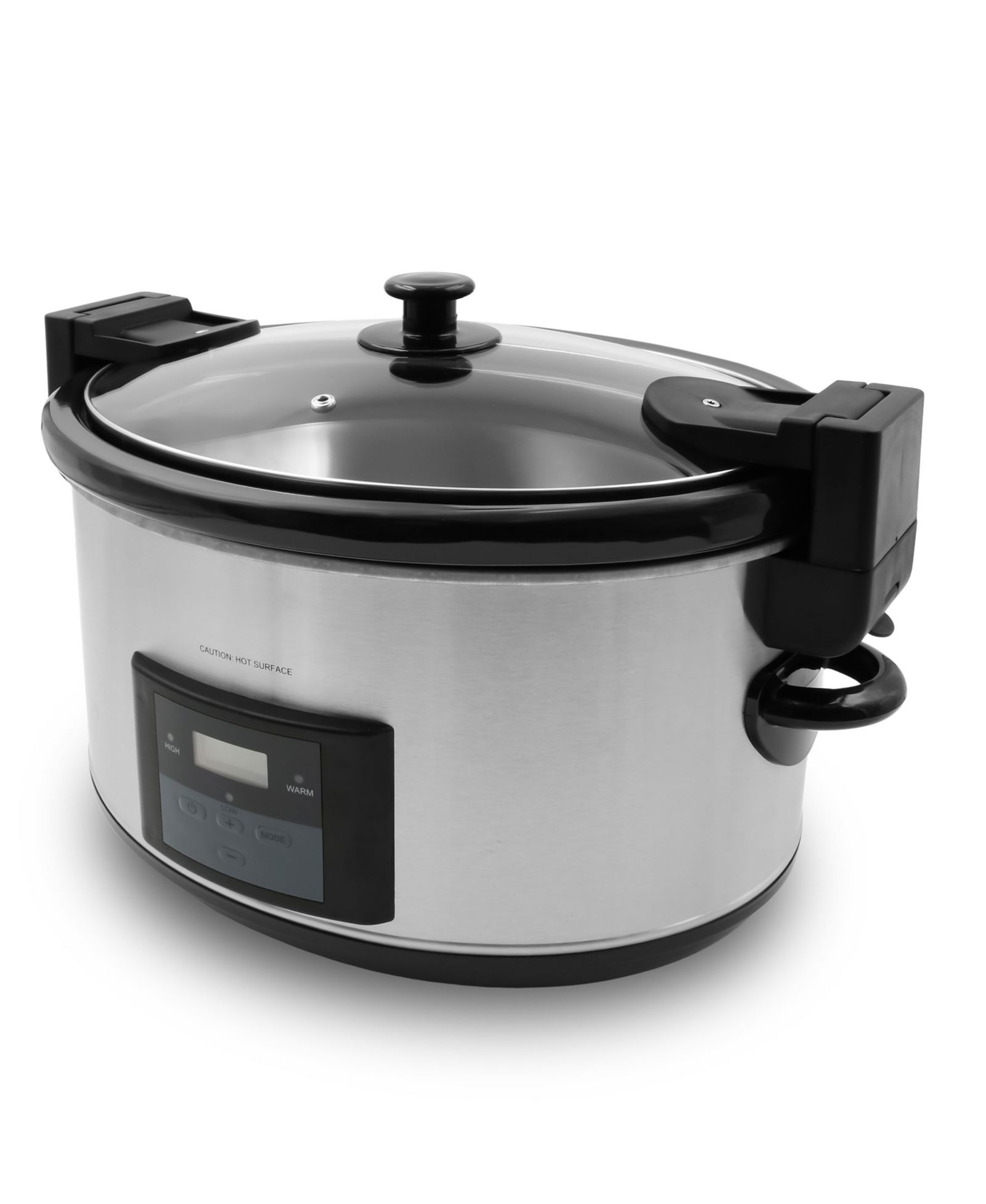 Медленноварка Elite Cuisine 8.5 Quart Stainless Steel Programmable Slow Cooker